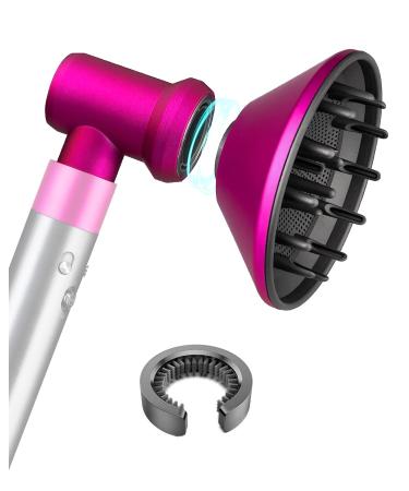 Diffusor and adapter for Dyson Airwrap Styler HS01 HS05 transform your Airwrap Styler into a hairstone essays for Dyson Airwrap Fuchsia