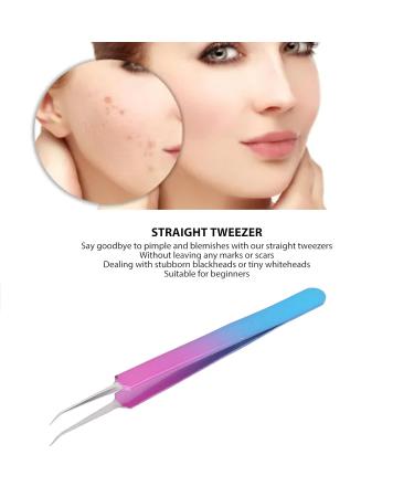 Finch Straight Lace Tweezers for Blackhead Removal & Eyebrow Hair Skin Tag & Splinter Extractor | Global Shipping - Buy Online on GoSupps.com