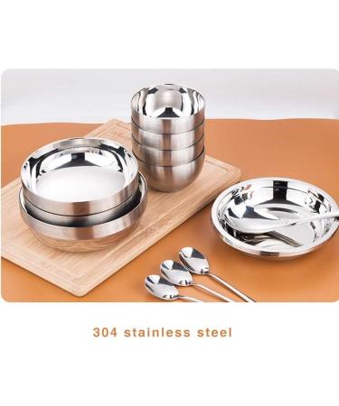 SHAOHUASC Bowl Bowl Thick Stainless Steel Bowl Family Set - Buy Online on GoSupps.com