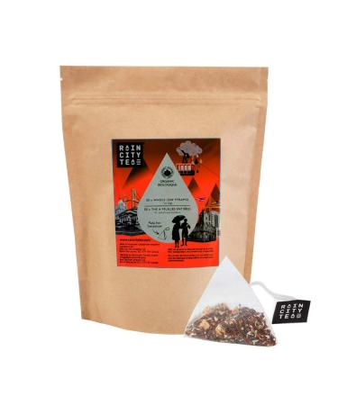 Maple Coconut Jive Organic Herbal & Fruit Tea Bags 50 Compostable Whole Leaf Chai Tea Bags - USDA Certified l Cellulose Inner Packaging l