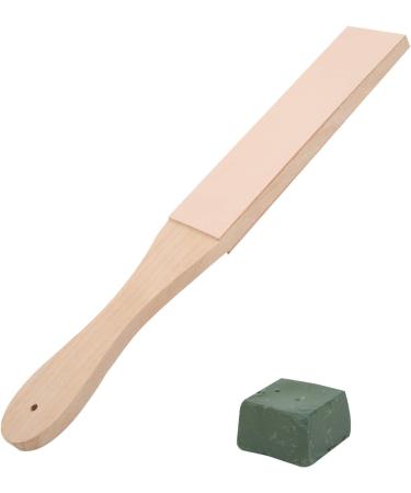 Double-Sided Leather Sharpening Belt & Wooden Grinding Board for Razors Knives & Tools International Shipping Available - Buy Online on GoSupps.com
