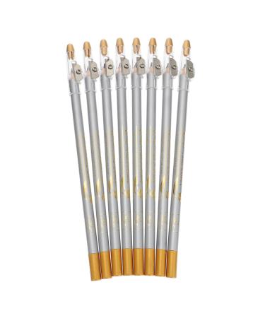 DRESSOOS Makeup Pen 8pcs Tool Eyeliner Eyebrow Brighten Women Pencils with Pencil Strokes Sharpener -in- Pen Makeup Make Up Pen