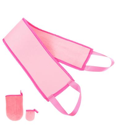 Beavorty 1 Set Back Tanning Applicator Lotion Self Tanning Back Applicator Kit Tanning Mitt Applicator Self Tanning Applicator Kit Self Tanning Mitt Body Pink Sunscreen Flocking Miss