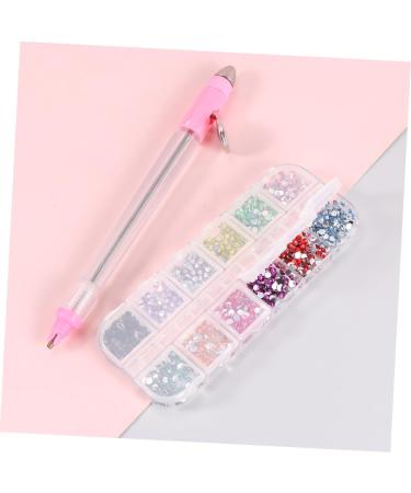 Beatifufu 1 Set Nail Art Pen Nails Kits Nail Rhinestone Multifunctional Nail Point Drill Pen Rhinestone Nail Art Manicure Tools Nail Art Tools Dotting Painting Tools Black Nails Pink 16x1cm - Buy Online on GoSupps.com