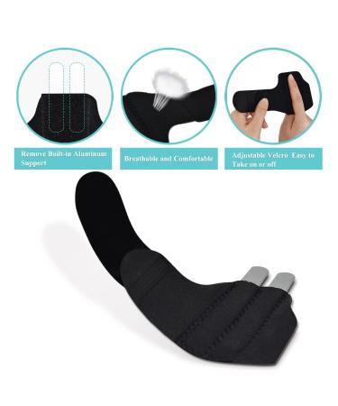 Upgraded Finger Splint - Adjustable Trigger Finger Brace & Mallet Finger Support with Metal Bars | Arthritis & Injury Relief - Buy Online on GoSupps.com