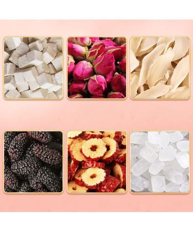 250g Mulberry Rose Tea Lily Poria Cocos Jujube Rock Candy Fruit Blend - 50 servings - Buy Online on GoSupps.com