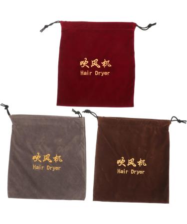 Healeved 6 Pcs Hair Dryer Storage Bag Travel Hair Dryer Blow Dryer Bag Drawstring Fabric Wine Bag - Buy Online on GoSupps.com
