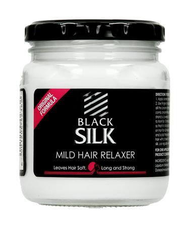 Black Silk Mild Hair Relaxer Black Silk Mild Relaxer Black Silk Hair Relaxer 3 in 1 Black Silk Hair Relaxer Instant Hair Straightening for All Hair (1PCS)