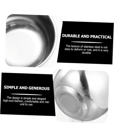 Minkissy 12pcs Stainless Steel Shaving Foam Shells | Rustproof Double Layer Shaving Cups 7.4x7.4cm | Metal Soap Shave Storage for Efficient Grooming - Buy Online on GoSupps.com