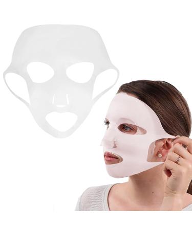 Buy Beauty Tools: Reusable Silicone-Ma-Sken Face Masking Holder | Tuchma-Ske Facial Wrap - White - Buy Online on GoSupps.com