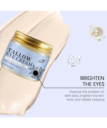 XINRAN Eye cream with beef tallow coffee against dark circles longlasting moisture care gentle care for radiant eyes eye cream with beef tallow from pastured animals for tired eyes 4 pieces - Buy Online on GoSupps.com