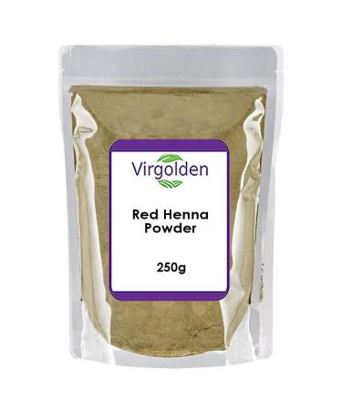 Red Henna Powder 250g by Virgolden