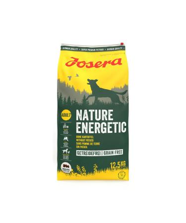 Josera Nature Energetic (1 x 12.5 kg) |Cereal -free dog food without potatoes | Super premium dry food for adult dogs |1 Pack 12.5 kg (1 Pack)