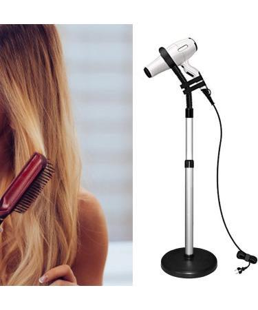 Hair Dryer Stand with 360 Degree Rotation Adjustable Height and Flexible Gooseneck for Easy Styling - Heavy Duty Base for Stability - for Salon or Home Use - Buy Online on GoSupps.com