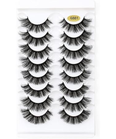 KOKAY Russian Strip Lashes 8 Pairs DD Curl Reusable Faux Mink 3D Fake Eyelashes - Waterproof & Fluffy - Gift Set (K001 15MM) - Buy Online on GoSupps.com