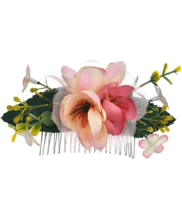 Ipetboom 1pc Wedding Crown Bridal Hair Comb Hair Comb Clip Wedding Hair Decoration Hair Pin Fabric Flower Comb Tiara Hair Fork Wedding Hair Comb Hair Clips Hair Accessories Bride Flowers - Buy Online on GoSupps.com