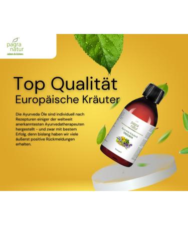 Buy Pagra Natur Ayurveda Massage Oil Tridosha 250ml - Herbal Oil for Balance & Wellness - Buy Online on GoSupps.com