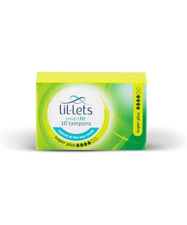 Lil-Lets Extra Comfort Super Plus Absorbency Non-Applicator Tampon 10 Tampons - Buy Online on GoSupps.com