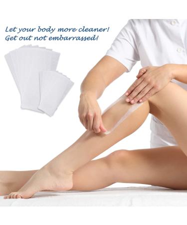 400-Piece Non-Woven Wax Strip Set for Body and Facial Hair Removal - 2 Sizes for Women and Men - Buy Online on GoSupps.com