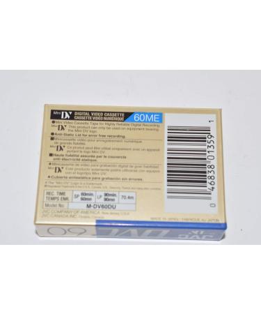 JVC MDV60DU 60 Min MiniDV Tape - Discontinued by Manufacturer - Buy Online on GoSupps.com