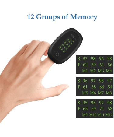 Buy Wellue Pod-2W Bluetooth Pulsoximeter - Finger Blood Oxygen Monitor with App & Heart Rate Tracking - Buy Online on GoSupps.com