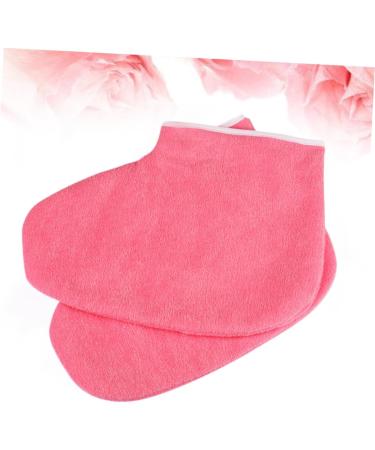FRCOLOR 1 Pair wax bath liners feet paraffin foot lotion socks paraffin foot liners reusable moisturizing socks paraffin wax foot covers paraffin wax booties hand mask moisten hands medium Red - Buy Online on GoSupps.com