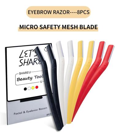 Jingling Eyebrow Razor - Ergonomic Facial & Body Peeling Tool with Protective Cover | Multi-Purpose Shaving & Grooming - Buy Online on GoSupps.com