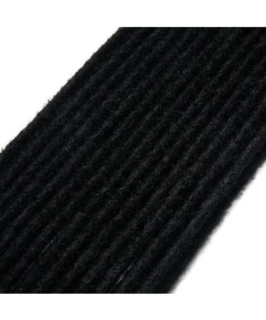 Buy DSoar 20-Inch Synthetic Dreadlocks Extensions - 20 Strands Thin 0.6cm Soft Braided Hair for Reggae & Hip-Hop Style - Black Color 1# - Buy Online on GoSupps.com