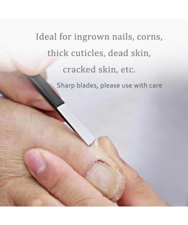 Professional Pedicure Knife Set | Callus Removal & Foot Care Tools for Dead Skin & Ingrown Toenails - Buy Online on GoSupps.com
