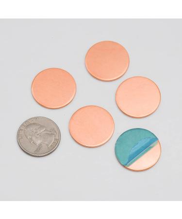 ABBECIAO 1 Inch Copper Stamping Blanks for Metal Stamping and Jewelry Making - 12 Pack - Buy Online on GoSupps.com