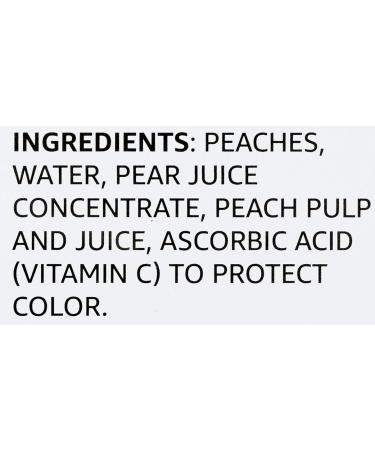 Happy Belly Yellow Cling Sliced Peach in Fruit Juice 15oz - Amazon Brand - Buy Online on GoSupps.com