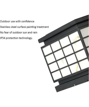 Courtyard Light Solar Outdoor Lamp Post Lights Square Waterproof Exterior Lantern Lighting Fixtures Garden Patio Yard Pathway Driveway Landscape Path Lights (Size : 32 * 32 * 28cm) () - Buy Online on GoSupps.com