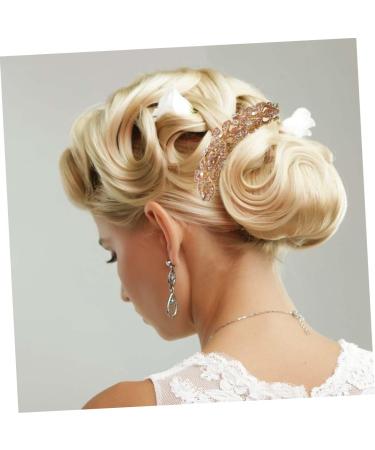 FRCOLOR Rhinestone Headpiece Hair Accessories Hair Clips Hair Clips Hair Comb with Rhinestone Side Comb for Wedding Hair Hair Clip Hairpin Headpiece for Women Diamond Hair High Bride - Buy Online on GoSupps.com