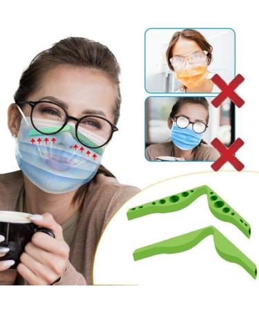 Buy Walkfb Fog-Free Accessories for Glasses - 10 Pcs Silicone Anti-Fog Nose Bridge Pads (Yellow) - International Shipping Available - Buy Online on GoSupps.com