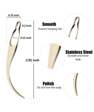 Dreadlock Interlocking Tool Set for Locs - Easyloc Needle for Maintaining Dreadlocks - Tightening Accessory in Gold & Rose Gold - 4pc Set - Buy Online on GoSupps.com