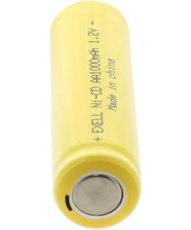 Buy Exell AA 1.2V 1000mAh NiCD Flat Top Rechargeable Battery | Ideal for Meters Radios Hybrid Cars & R/C Devices - International Shipping Available - Buy Online on GoSupps.com
