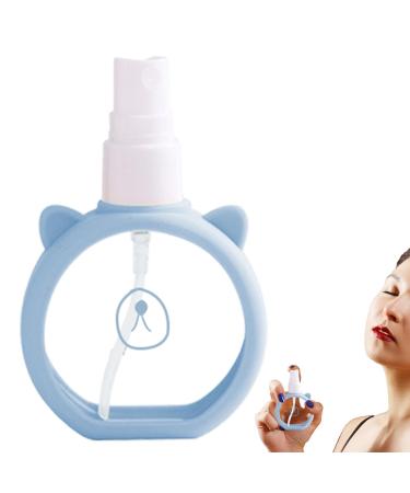 Spray Bottle 55ml Travel Size Cartoon Spray Bottle Fine Mist Leak Proof Makeup Bottle with Lid Perfume Spray Bottle for Moisturizing Water Hair Spray Blue