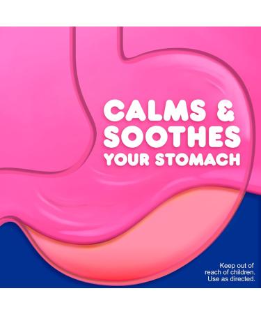 Pepto Bismol Max Strength 8oz: Upset Stomach & Diarrhea Relief - Buy Online on GoSupps.com