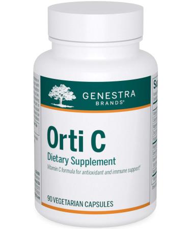Genestra Brands Orti C | Vitamin C Formula with Bioflavonoids and Elderberry Extract | 90 Capsules