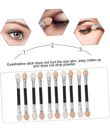 Baluue 30pcs Eye Shadow Stick Eyeshadow Sponge Brush Sponge Eyeshadow Brushes Eye Mascara Double Emulsion - Buy Online on GoSupps.com