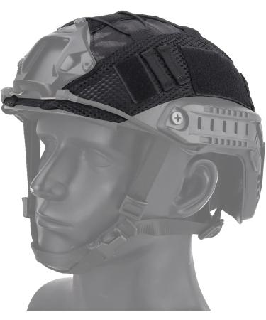 Fast Helmet Cover - Durable 500D Nylon Tactical Helmet Cover for Paintball & Airsoft in Black - Buy Online on GoSupps.com