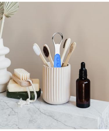 Weddhuis Tongue Cleaner - 2-Pack Tongue Brush & Scraper for Bad Breath | Travel-Friendly for Adults & Kids | Black & Blue - Buy Online on GoSupps.com