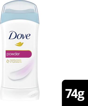 Dove Antiperspirant Stick Powder for 24h protection with 1/4 moisturizers certified Cruelty-Free by PETA 74g - Buy Online on GoSupps.com