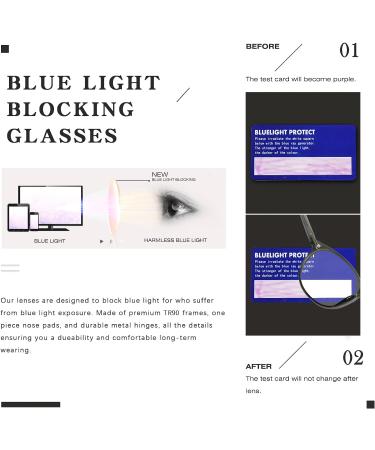 FONHCOO Blue Light Filter Glasses for Women | TR90 Anti-Fatigue Gaming Glasses - Lightweight Emerald Green - Buy Online on GoSupps.com