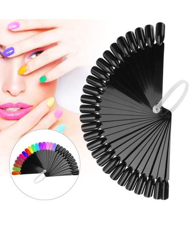 32-Piece Nail Display Tool Set - Black False Nail Art Tips for Manicure & Polishing | Perfect for Home Improvement - Buy Online on GoSupps.com