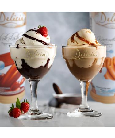 Karamell Desserts Sauce - 600g Delicia Topping | Versatile & Seductive | Elevate Your Desserts Creativity - Buy Online on GoSupps.com