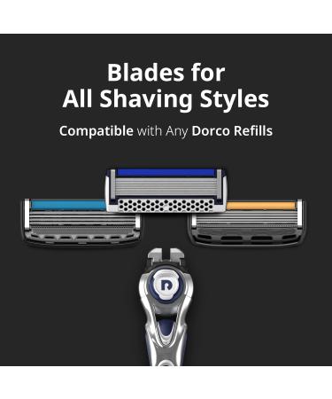 Dorco Pace 7 - 7 Blade Refills x 8 with Free 1 System Handle - Buy Online on GoSupps.com