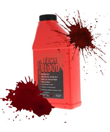 Liquid Latex Fashions - Premium Halloween Fake Blood for Adults & Kids | Theatrical Quality Special Effects - 2 Pints (16 Oz - Buy Online on GoSupps.com