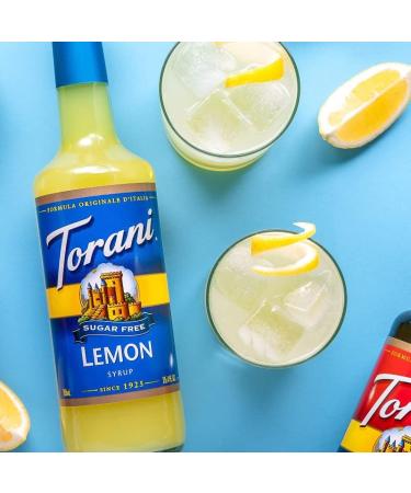 Torani Sugar Free Lemon Syrup 750ml 2 Pack - Buy Online on GoSupps.com