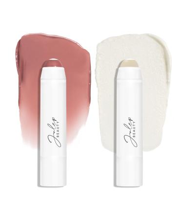 Julep It's Balm: Tinted Lip Balm + Buildable Lip Color Duo - Vintage Mauve Sheer Iridescence - Natural Gloss Finish - Hydrating Vitamin E Core - Vegan